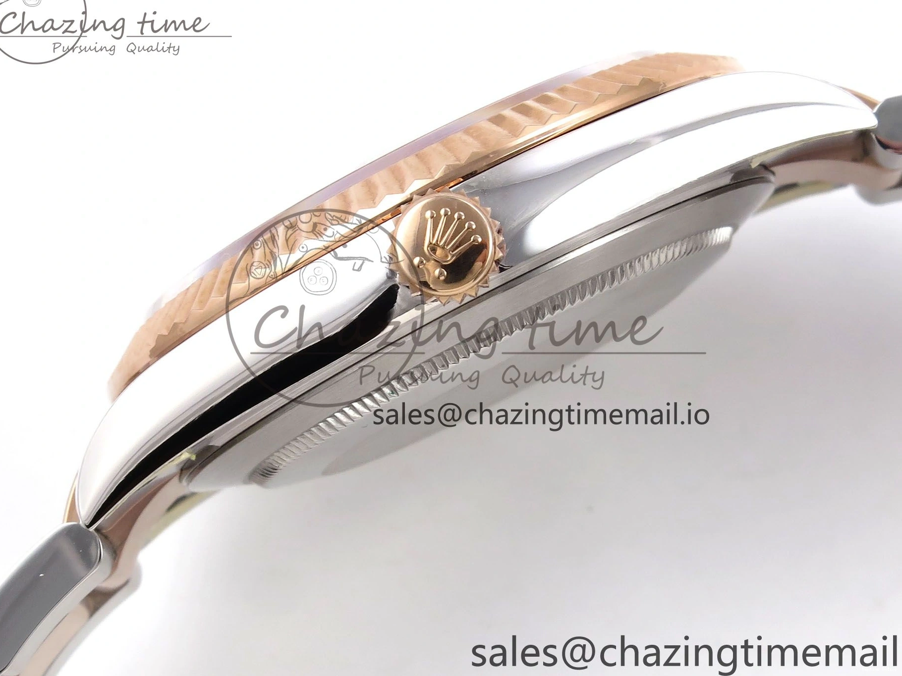 1231 DateJust 41 126331 ARF 1:1 Best Edition 904L Steel Silver Textured Dial on SS RG Oyster Bracelet SH3235（Gain Weight） TechFriendly 1097